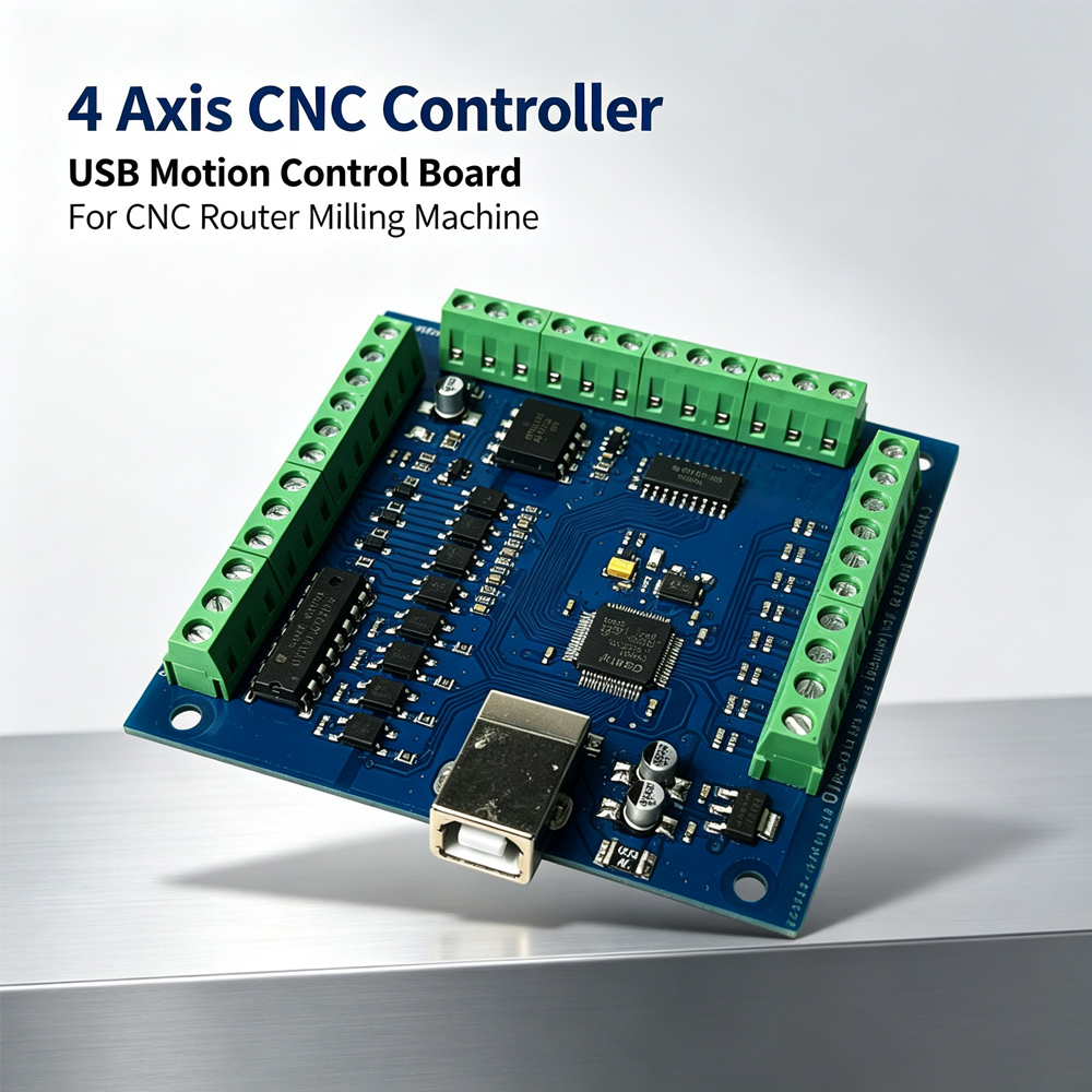 بطاقة تحكم الحركة CNC MACH3 ذا - مراجعة Mach3 Usb Cnc Controller 4 Axis 100Khz وسعره