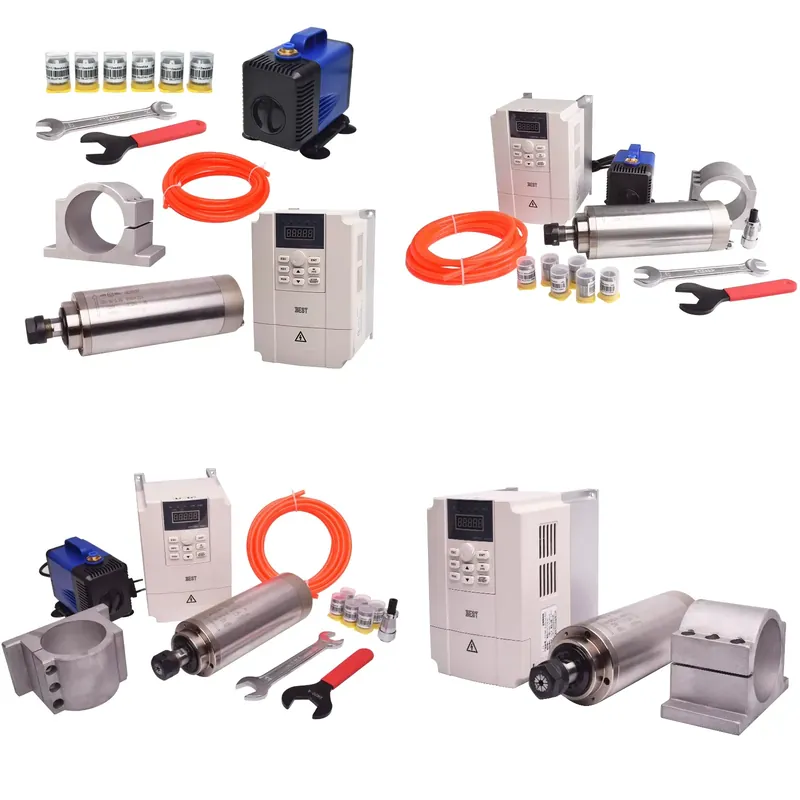 مجموعة مغزل مبرد بالماء Gdz80 - مراجعة 2.2Kw Water Cooled Spindle Kit Vfd وسعره