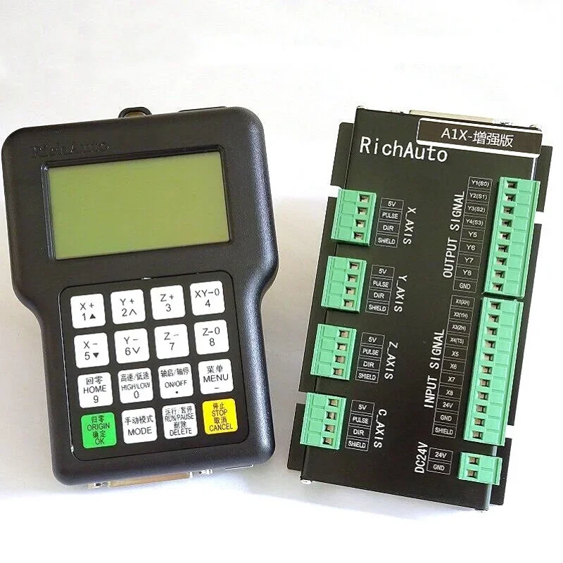 وحدة تحكم CNC من نوع QDHWOEL R - مراجعة Richauto A11 Dsp Controller 3 Axis وسعره