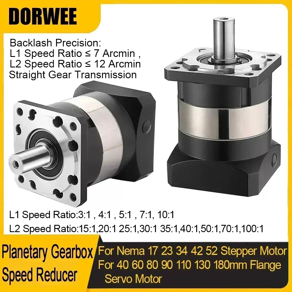 الكواكب علبة التروس المحرك الم - مراجعة Planetary Gearbox Reducer Nema 23 34 وسعره