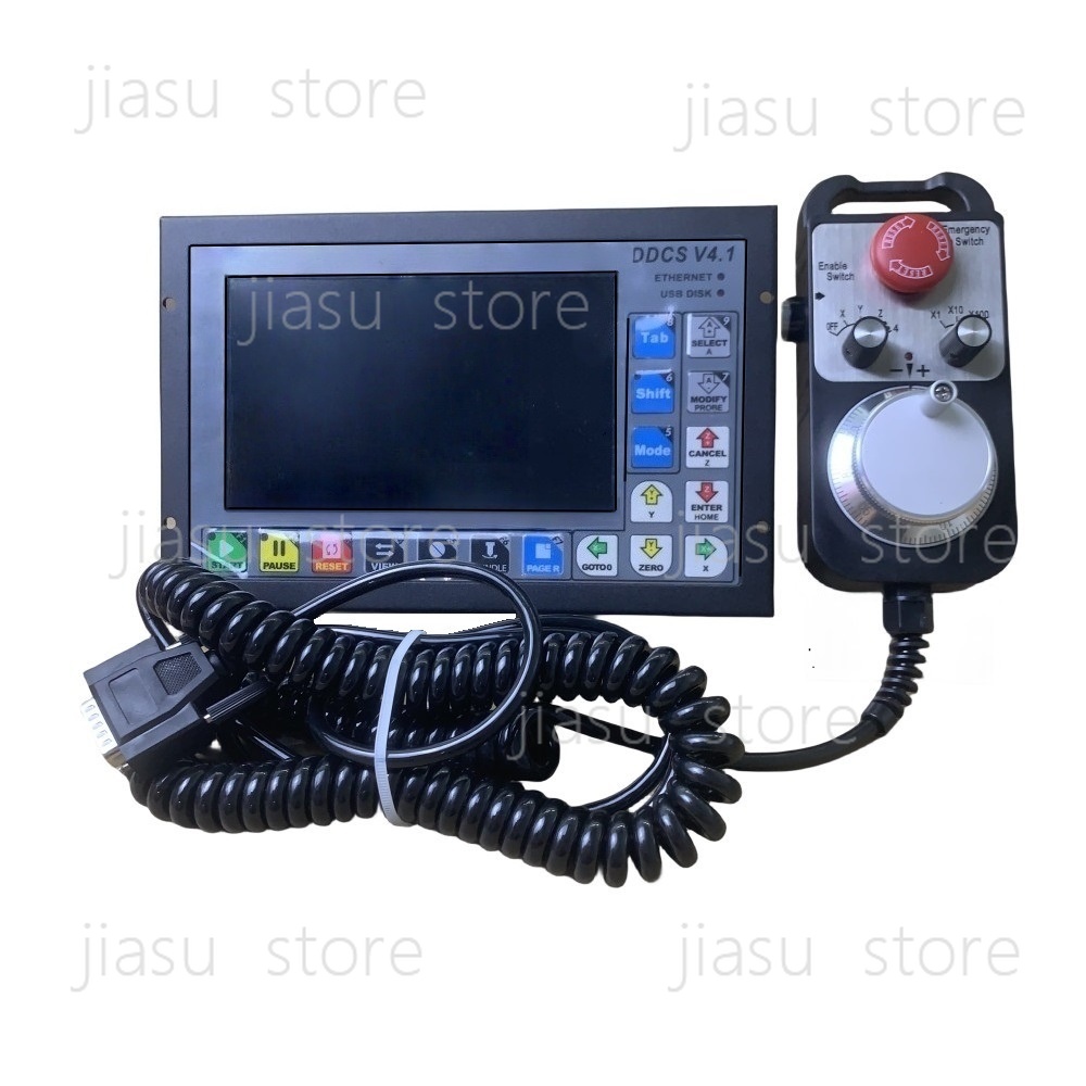 مجموعة تحكم الحركة CNC ثلاثية/ - مراجعة Ddcs V4.1 4 Axis Cnc Offline Controller وسعره