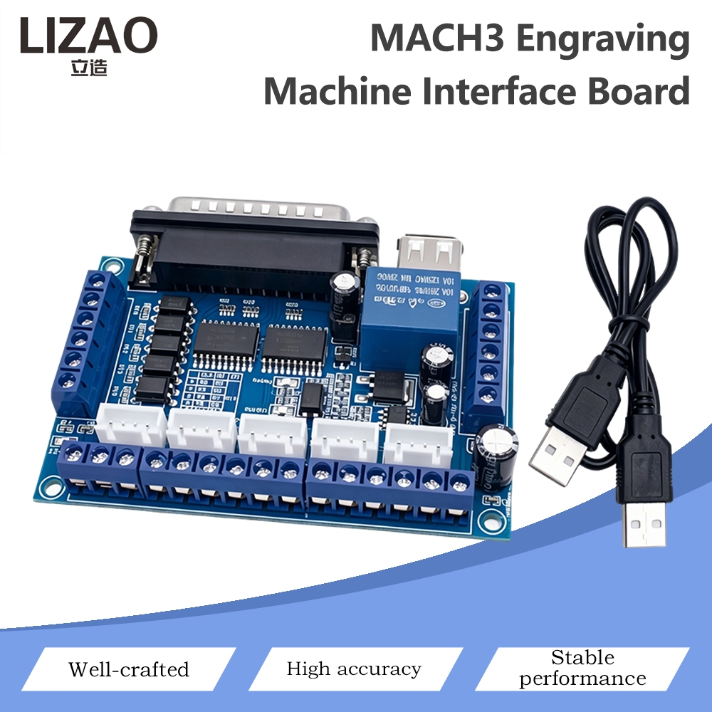 لوحة تحكم MACH3 CNC ذات 5 محاو - مراجعة Richauto A11 Dsp Controller 3 Axis وسعره