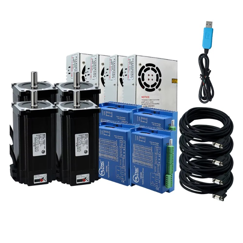 طقم محرك ستيبر مغلق الدائرة رب - مراجعة Mach3 Usb Cnc Controller 4 Axis 100Khz وسعره