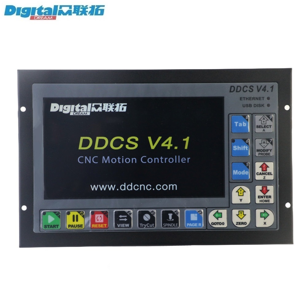 نظام تحكم رقمي CNC ثلاثي/رباعي - مراجعة Ddcs V4.1 4 Axis Cnc Offline Controller وسعره