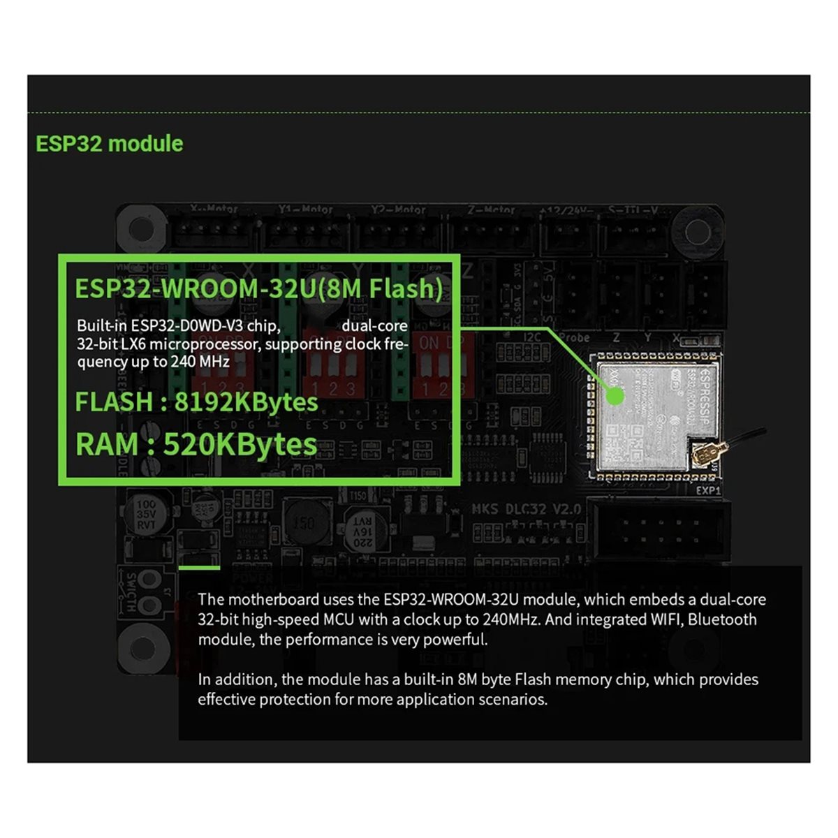 لوحة تحكم إلكترونية جديدة بدون - مراجعة Grbl 32 Bit Control Board Offline Display وسعره