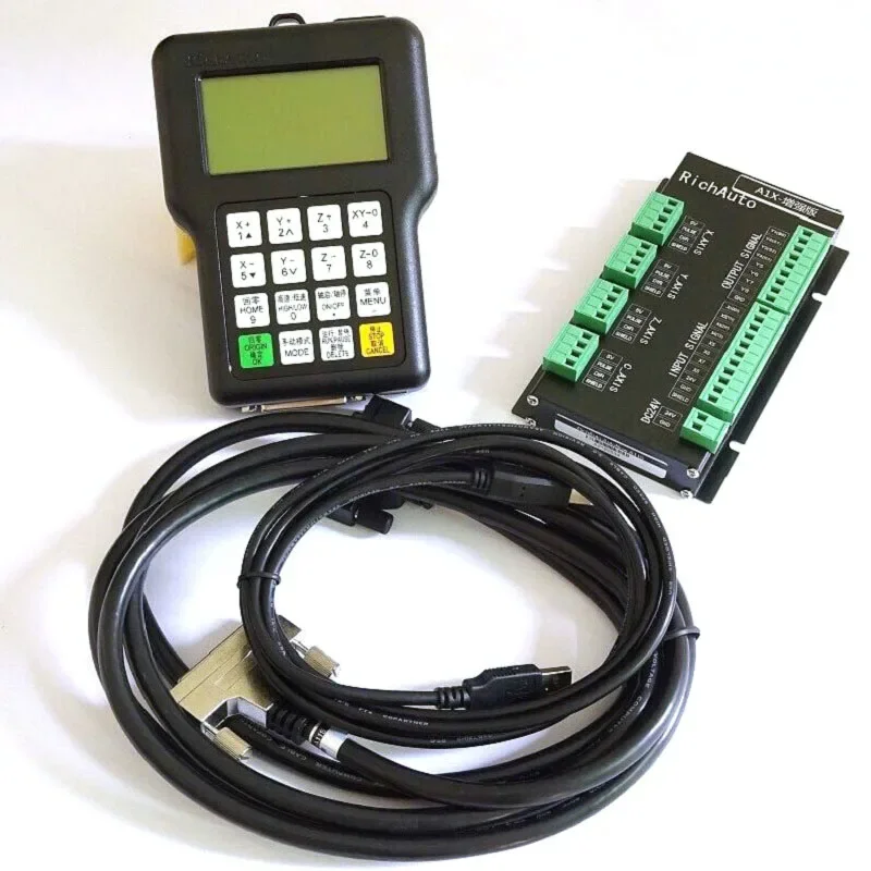 وحدة تحكم CNC من نوع QDHWOEL R - مراجعة Richauto A11 Dsp Controller 3 Axis وسعره