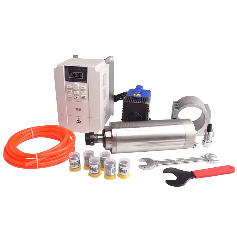مجموعة محاور GDZ عالية السرعة  - مراجعة 2.2Kw Water Cooled Spindle Kit Vfd وسعره