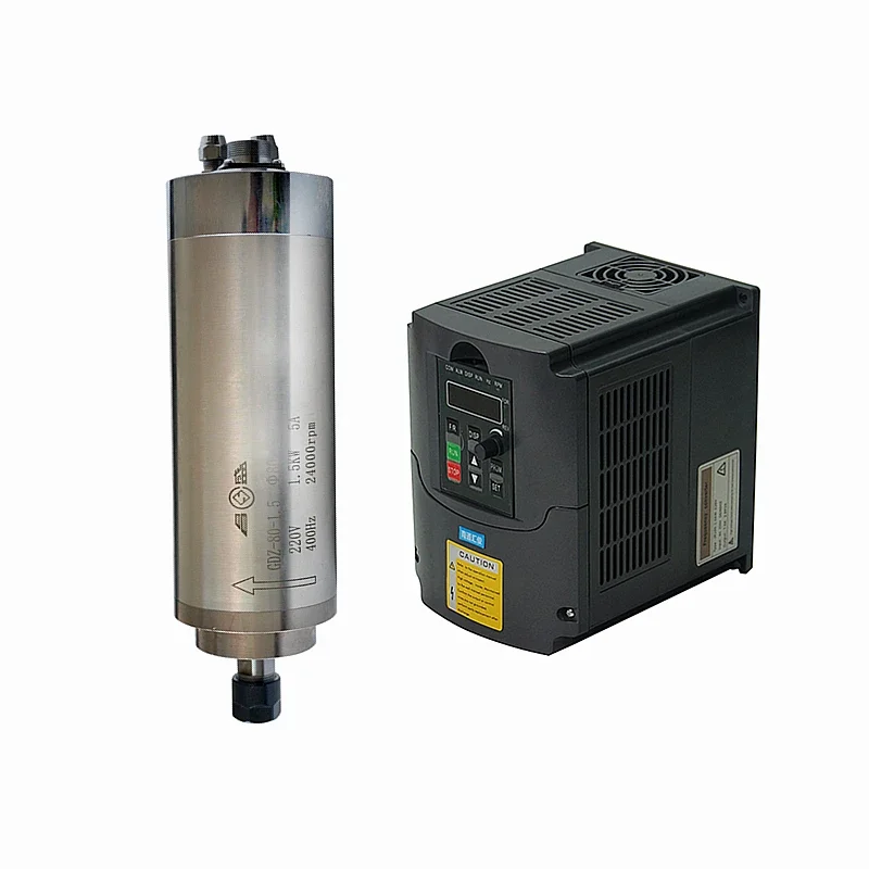 LY 220 فولت 1.5KW 2.2KW VFD آل - مراجعة 2.2Kw Water Cooled Spindle Kit Vfd وسعره