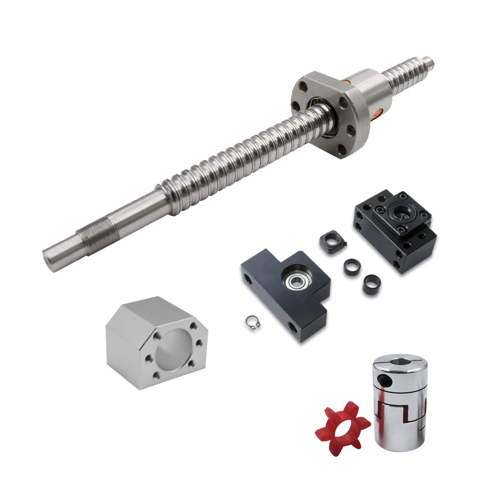 مجموعتان من السكك الحديدية الخ - مراجعة Hgr20 Linear Guide Rail Ballscrew Set وسعره